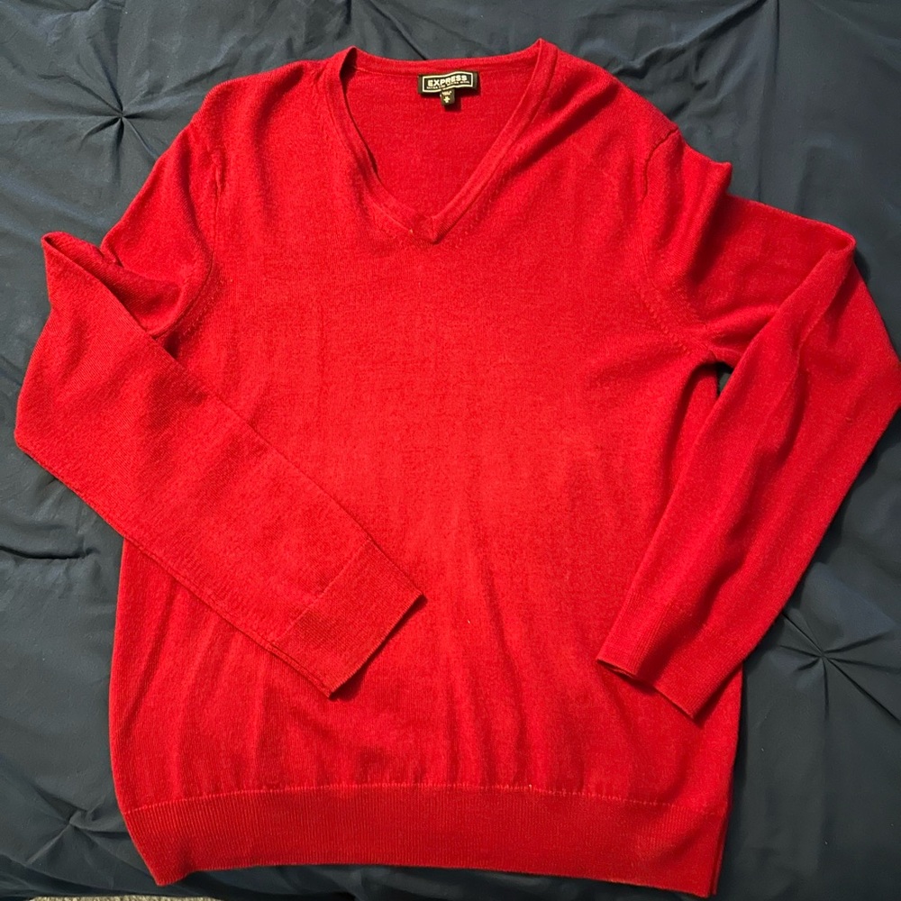Men’s Express 100% Merino Wool Sweater never worn no tags Excellent condition.